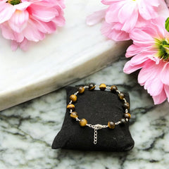 Handcrafted Healing Tiger Eye Bracelet