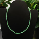 Chrysoprase Beads Twisted Necklace – Handcrafted Jewelry for Style & Balance By Jewel Rush