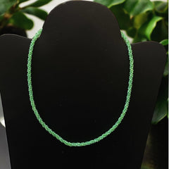 Chrysoprase Beads Twisted Necklace – Handcrafted Jewelry for Style & Balance By Jewel Rush