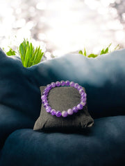 Amethyst Healing Bracelet – Calm, Clarity & Spiritual Protection