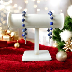 Handcrafted Healing Lapis Lazuli Bracelet
