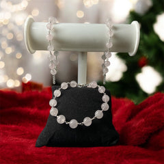 Handcrafted Healing Rose Quartz Bracelet