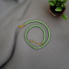 Chrysoprase Beads Twisted Necklace – Handcrafted Jewelry for Style & Balance By Jewel Rush