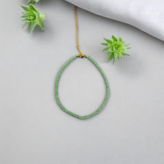 Chrysoprase Beads Twisted Necklace – Handcrafted Jewelry for Style & Balance By Jewel Rush