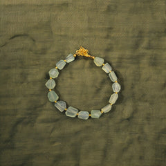 Handcrafted Artisanal Prehnite Tumble Bracelets