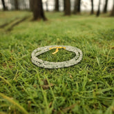 Handcrafted Artisanal Twisted Green Strawberry Quatrz Beads Necklace