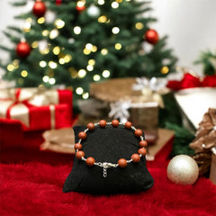 Handcrafted Healing Red Jasper Bracelet