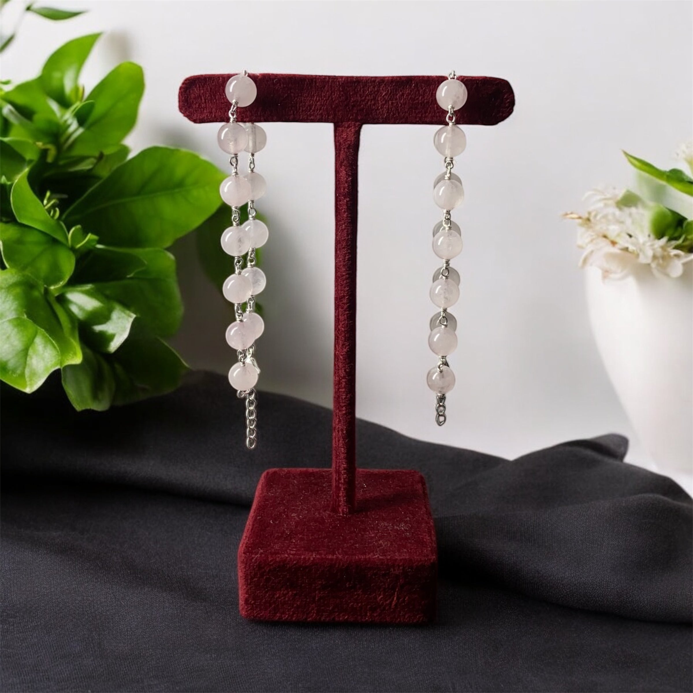 Handcrafted Healing Rose Quartz Bracelet